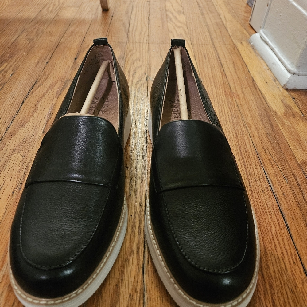 Black Leather Loafers